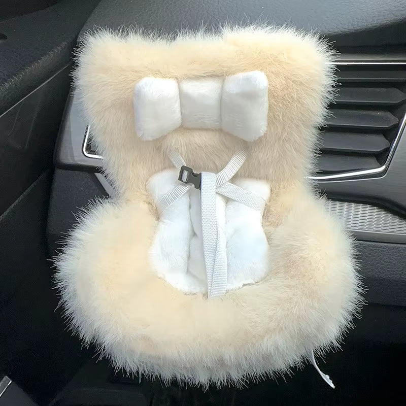 Car Doll Safety Seat for Labubu 17Cm Cartoon Chair Model for Labubu Car Seat Outlet Decor for Labubu Doll Car Interior Styling