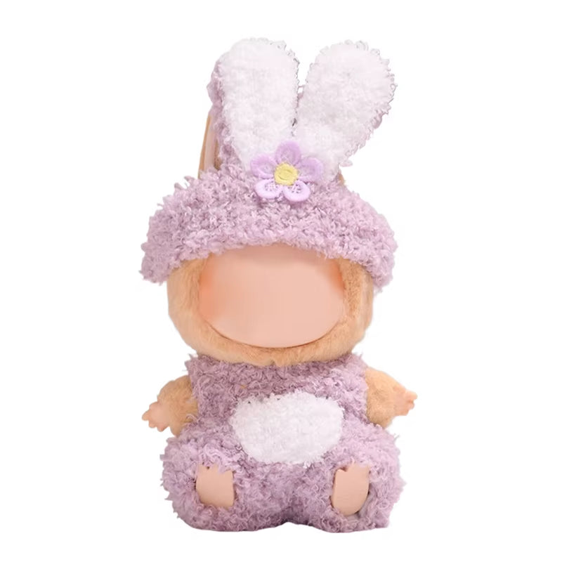 17Cm Mini Plush Doll'S Clothes Outfit Accessories for Labubu Clothes Time to Chill Doll Clothes